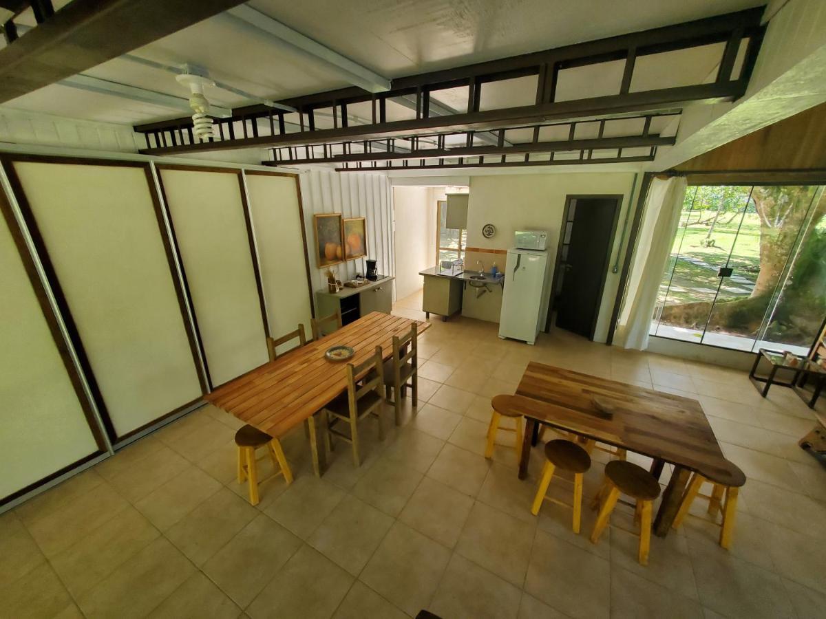 Ecoisa De Chacara - Casa De Vidro, Casa De Campo Морретис Экстерьер фото